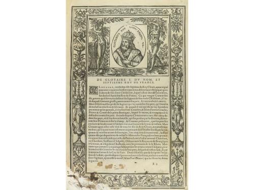 1599. FOLLETOS. (HISTORIA-FRANCIA). ABBREGE DE L'HISTOIRE FR
