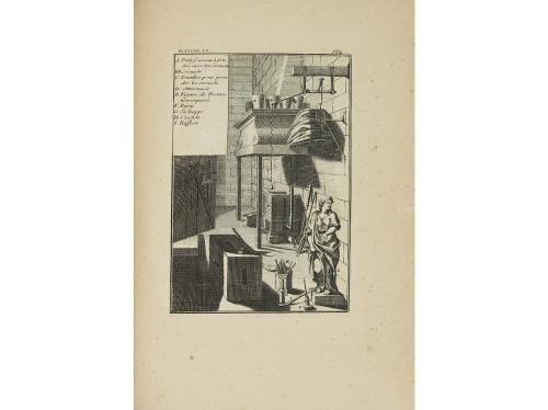 1715 ca. LIBRO. (ARTE). DESCRIPTION ABREGÉE DES PRINCIPAUX A