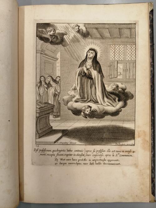 GRABADO. VIDA DE SANTA CATALINA. 49 Grabado enc. en un vol. 