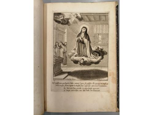 s. XVIII. GRABADO. (GRABADO). VIDA DE SANTA CATALINA. 49 Gra