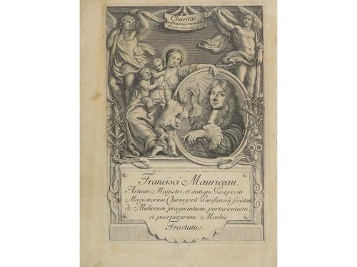 1681. LIBRO. (MEDICINA). MAURICEAU, FRANÇOIS:. TRAITE DES MA