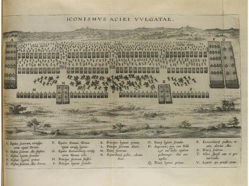 1602. LIBRO. (MILITARIA). LIPSI, IUSTI:. DE MILITIA ROMANA..