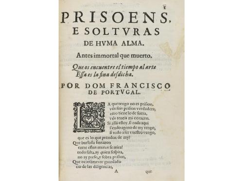 1652. LIBRO. (LITERATURA-MORAL). PORTUGAL, FRANCISCO:. AO PR