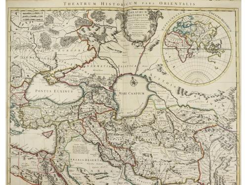 1705 ca. LIBRO. (ATLAS). SANSON, NICOLAS; LE CLERC, JEAN:. 