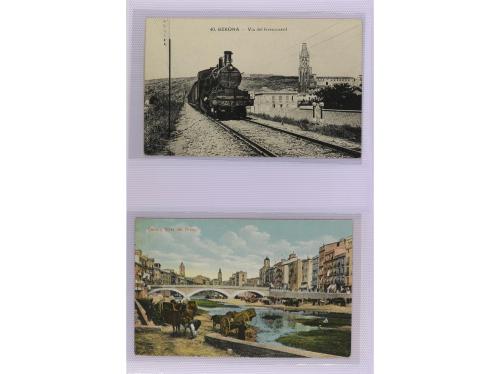 1920 ca. POSTALES. (GIRONA). LOTE DE 72 POSTALES DE GIRONA. 