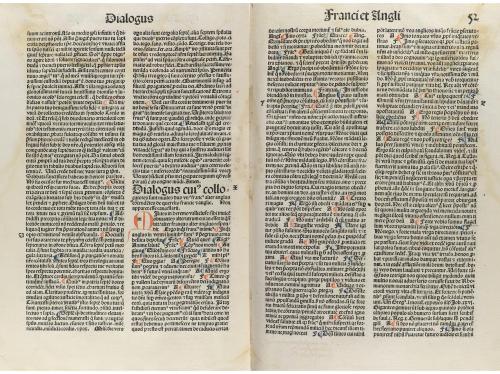1489. LIBRO. (INCUNABLE). GERSON, JOHANNIS DE:. SECUNDA PARS