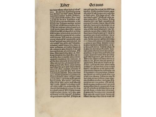 1494. LIBRO. (INCUNABLE). DURANTI, G.:. RATIONALE DIVINORUM 