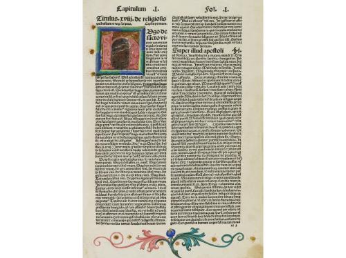 1491. LIBRO. (INCUNABLE). ANTONINI FLORENTINI:. OPUS... TRIU
