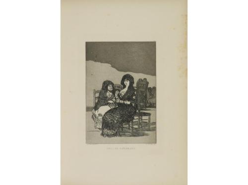 1885. LIBRO. (ARTE-GOYA). SEGUÍ Y RIERA, M.:. GOYA. LOS AGUA