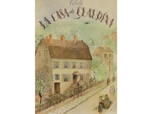 1943. LIBRO. (BIBLIOFILIA). COLETTE:. LA CASA DE CLAUDINA. T