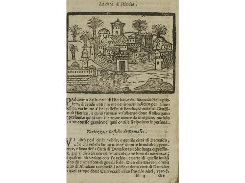 1638. LIBRO. (VIAJES-TIERRA SANTA). BIANCO, NOE:. VIAGGIO DA