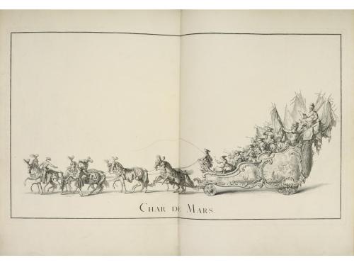 1745. LIBRO. (ARTE-GRABADO). FÊTES PUBLIQUES DONÉES PAR LA V