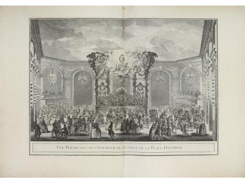 1745. LIBRO. (ARTE-GRABADO). FÊTES PUBLIQUES DONÉES PAR LA V