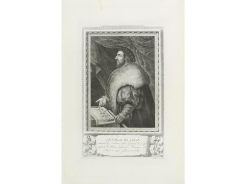 1791. LIBRO. (GRABADOS- BIOGRAFÍAS). RETRATOS DE LOS ESPAÑOL