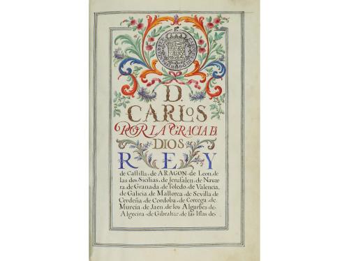 1774. MANUSCRITO. (EJECUTORIA- CARLOS III). PROVISION EGECUT