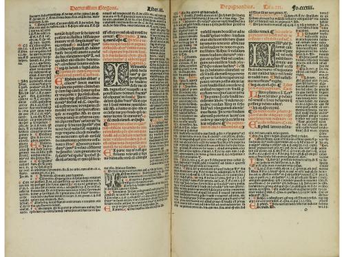 1520. LIBRO. (GÓTICO). GREGORII ROMANI:. DECRETALIUM. Parisi
