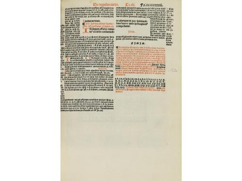 1520. LIBRO. (GÓTICO). GREGORII ROMANI:. DECRETALIUM. Parisi