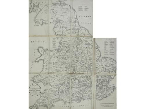 1812. LIBRO. (VIAJES). CARY, JOHN:. CARY&#39;S NEW ITINERARY: OR