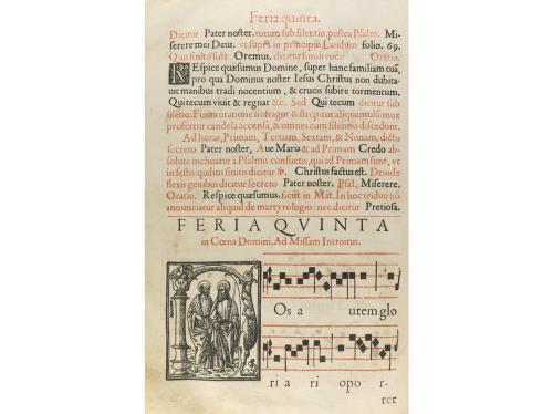 1515 ca. LIBRO. (MÚSICA-ARTE). PORRO PIETRO PAOLO:. GRADUAL 