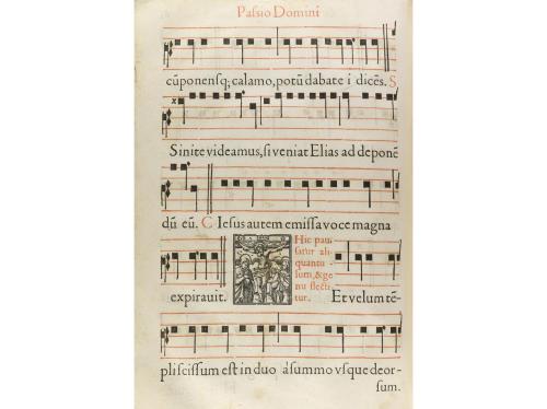 1515 ca. LIBRO. (MÚSICA-ARTE). PORRO PIETRO PAOLO:. GRADUAL 