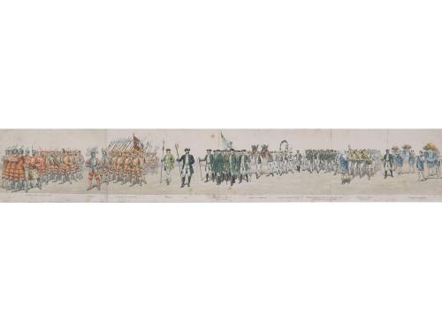 1880 ca. GRABADO. (FESTEJOS). KRAKOW, S.:. FÊTE DES VIGNERO