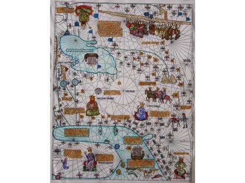 1983. LIBRO. (FACSÍMIL). CRESQUES, ABRAHAM:. ATLAS CATALÀ DE