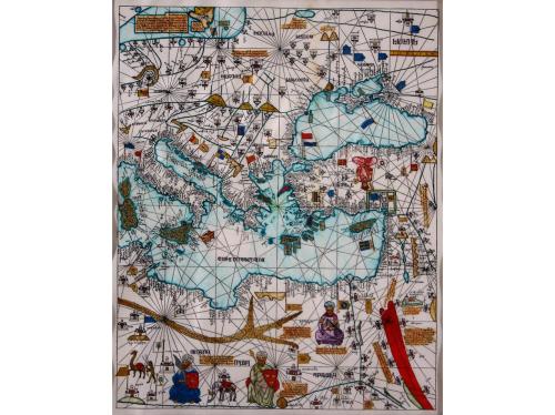 1983. LIBRO. (FACSÍMIL). CRESQUES, ABRAHAM:. ATLAS CATALÀ DE