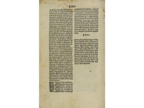1508. LIBRO. (GÓTICO-LITERATURA). AUREOLI, PETRO:. COMPENDIU