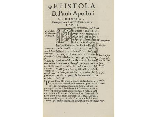 1552. LIBRO. (HUMANIDADES). IN OMNES DIVI PAULI APOSTOLI EPI