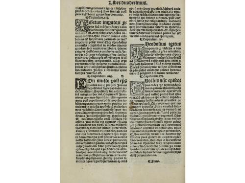(1534). LIBRO. (GÓTICO). CASSIODORI, FLAVI MAGNE AURELI:. HI