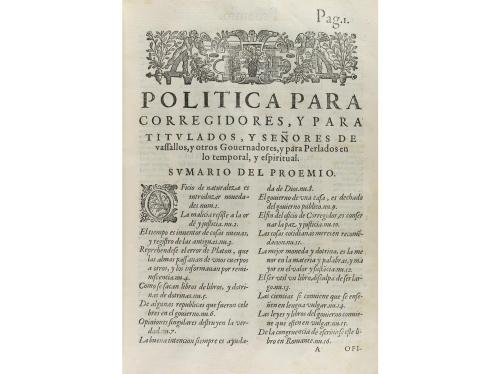 1697. LIBRO. (NOTARÍA). CASTILLO DE BOVADILLA:. POLITICA PAR