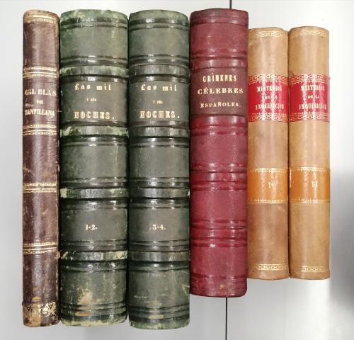 s. XIX. LIBRO. (LOTE DE CONJUNTO). SUE; DUMAS; et alia:. LOT