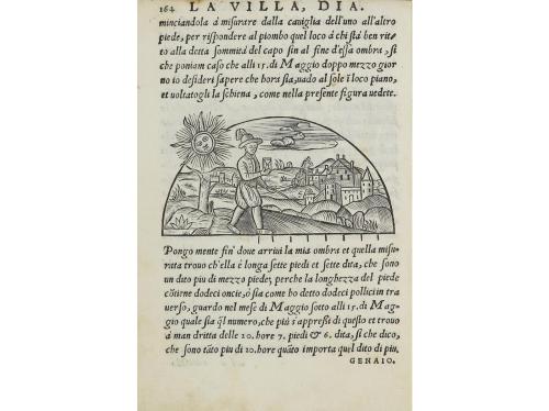 1559. LIBRO. (ARTE-JARDINES). TAEGIO, BARTOLOMEO:. LA VILLA 