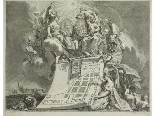 1725. LIBRO. (ARQUITECTURA-FACTICIO). BÖMER, ANTONIO:. TRIUM