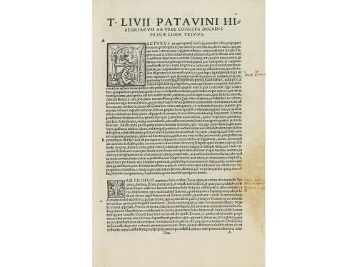 1540-1541. LIBRO. (HISTORIA). LIVII PATAVINI, T.:. LATINAE H