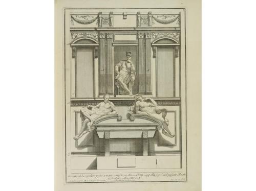 1724. LIBRO. (ARQUITECTURA). RUGGIERI, FERDINANDO:. STUDIO D