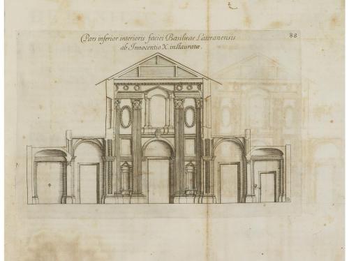 1656. LIBRO. (ARQUITECTURA). RASPONO, CAESARE:. DE BASILICA 