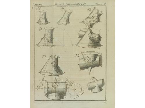 1754. LIBRO. (INGENIERÍA-ARQUITECTURA). FREZIER:. LA THEORIE