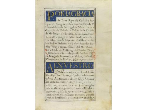 1617. MANUSCRITO. (EJECUTORIA-FELIPE III). EJECUTORIA DE HID