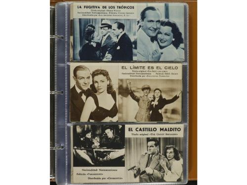 1940-1950. COLECCIONISMO. (CINE). COLECCIÓN DE TARJETONES AP