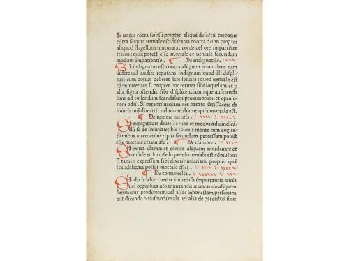 1472. LIBRO. (INCUNABLE). [ANTONINUS FLORENTINUS]:. INCIPIT 