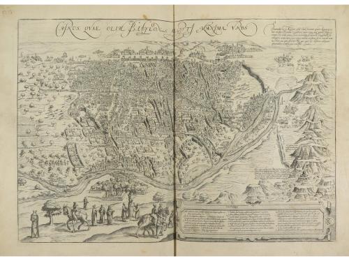 1582-1587. LIBRO. (CRONICA-GRABADO). HOGENBERGIUS, FRANCISCU