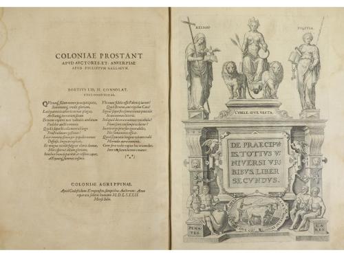 1582-1587. LIBRO. (CRONICA-GRABADO). HOGENBERGIUS, FRANCISCU