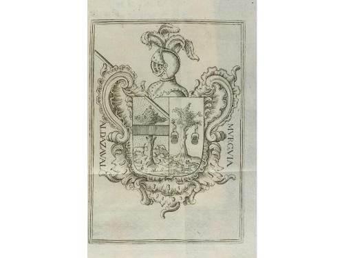 1775. LIBRO. (HERÁLDICA). ALDAZAVAL Y MURGUIA, PEDRO JOSEPH 