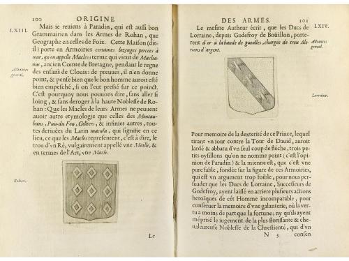 1658. LIBRO. (HERÁLDICA). [LABOUREUR, CLAUDE LE:]. DISCOURS 