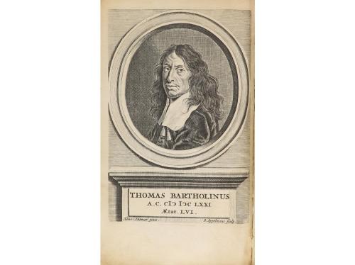 1686. LIBRO. (MEDICINA ANATÓMICA). BARTHOLIN, THOMAS:. ANATO