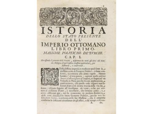 1673. LIBRO. (HISTORIA). RICAUT:. ISTORIA DELLO STATO PRESEN