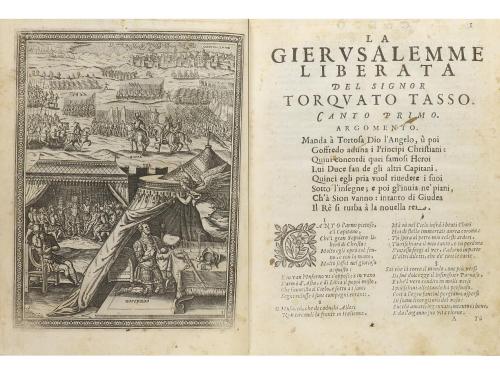 1673. LIBRO. (LITERATURA). TASSO, TORQUATO:. LA GERUSALEMME 