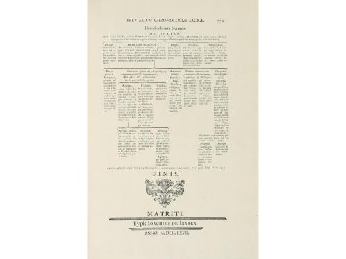 1767. LIBRO. (BIBLIA-IBARRA). DU-HAMEL, J. B.:. BIBLIA SACRA