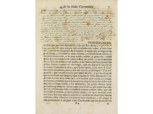 1770 ca. FOLLETOS. (LITERATURA). HISTORIA DEL MUY VALIENTE, 